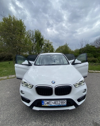 BMW X1 cena 79900 przebieg: 168800, rok produkcji 2017 z Wejherowo małe 154